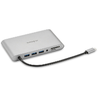 Kensington UH1440P USB C 5Gbps Dual Video Driverless Mobile Dock   85W Pass Through Power   DP/HDMI/VGA dockingstation