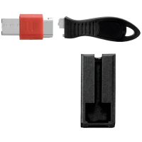 Kensington USB A poortslot USB Lock W Cable Guard Square
