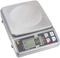 Kern Brievenweegschaal Weegbereik (max.): 3 Kg Resolutie: 1 g werkt op het lichtnet, werkt op een accu Zilver
