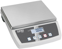 Kern Tafelweegschaal Weegbereik (max.): 15 Kg Resolutie: 1 g werkt op het lichtnet, werkt op batterijen, werkt op een accu Zilver
