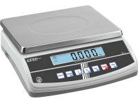 Kern Tafelweegschaal Weegbereik (max.) 30 Kg Resolutie 0.2 G Werkt Op Het Lichtnet, Werkt Op Een Accu Zilver Kalibratie Conform Iso