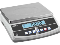 Kern Tafelweegschaal Weegbereik (max.) 6 Kg Resolutie 0.05 G Werkt Op Het Lichtnet, Werkt Op Een Accu Zilver Kalibratie Conform Iso