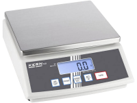 Kern Tafelweegschaal Weegbereik (max.): 8 Kg Resolutie: 0.1 G werkt op het lichtnet, werkt op batterijen, werkt op een accu Zilver
