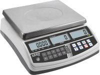 Kern Telweegschaal Weegbereik (max.) 15 Kg Resolutie 1 g, 2 g werkt op het lichtnet, werkt op een accu Zilver