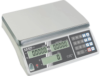Kern Telweegschaal Weegbereik (max.) 30 Kg Resolutie 2 g werkt op het lichtnet, werkt op een accu Zilver