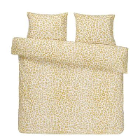 Comfort dekbedovertrek Gia   okergeel   240x200/220   Leen Bakker