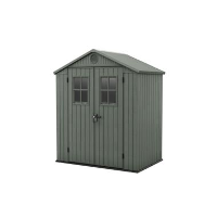 Keter Darwin 64 Tuinhuis   dubbele deuren + ramen   190x122x221   Groen