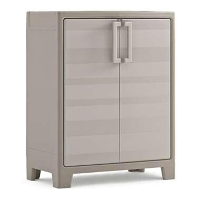 Keter Gulliver Lage Kast   2 Planken   80x44x100 cm   zand/beige