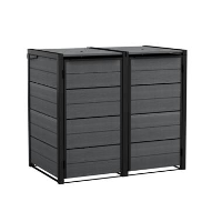 Keter Hide Away Containerberging   2x 240L   Antraciet