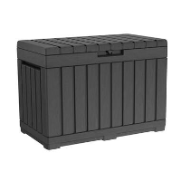 Keter Kentwood Opbergbox 190L   82,3x45,7x57,7cm   Antraciet