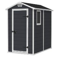 Keter Manor 46 Tuinhuis   130x192x198 cm   Antraciet