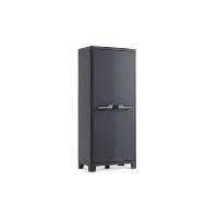 Keter Moby hoge kast   4 planken   80x44x182 cm   Antraciet