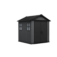 Keter Newton 757 Tuinhuis   223,8x230x246cm   Grijs