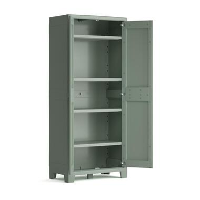 Keter Planet Outdoor Opbergkast hoog   4 planken
