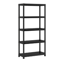 Keter Plus Shelf 90/5   5 Planken   90x40x182cm   Zwart
