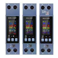 Din Rail AC Monitor KWS 303WF/KWS 303L/KWS 303 8 in 1 100 290V 40A Vermogenfactor Frequentie KWH Meter WiFi Controle