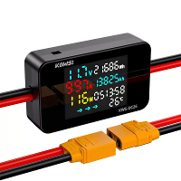 KEWEISI KWS DC26 batterijoplader tester stroommeter voltmeter ampèremeter DC 8 80V 50A LCD scherm overstroom waarschuwin