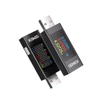 KWS MX23 USB Digitaal DC Spanning Amperemeter Vermogenmeter Voltmeter Stroommeter Mobiele Telefoon Oplaad Tester Detecto