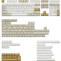 Keychron Cherry Profile Double   Shot PBT Full Set Keycaps   Camel
