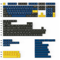 Keychron Cherry Profile Double Shot PBT Full Keycap Set   Royal keycaps 219 Stuks, ANSI & UK ISO Layout