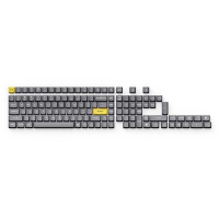 Keychron Double Shot PBT OSA Full Keycap Set   Dark Grey keycaps 126 Stuks, US Layout (ANSI)