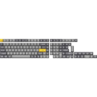 Keychron Double Shot PBT OSA Full Keycap Set   Light And Dark Grey keycaps 134 Stuks, US Layout (ANSI)