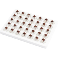 Keychron Gateron Cap Switch Set   Cap Brown, 35 Switches keyboard switches