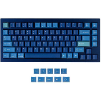 Keychron JM 72 OEM Dye Sub PBT Keycap Set   Ocean keycaps