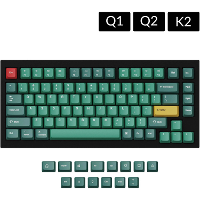 Keychron JM 73 OEM Dye Sub PBT Keycap Set   Forest keycaps