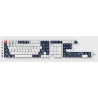 Keychron Key DouShot PBT Bu/Bk/Wh Full OEM US keycaps 137 Stuks, US Layout (ANSI)