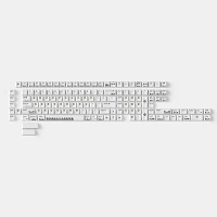 Keychron Klassiek Piano   Cherry Profiel Dye Sub PBT Volledig Keycap Set keycaps