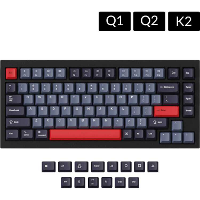 Keychron MT 01 OEM Dye Sub PBT Keycap Set   Dolch Red keycaps
