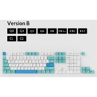 Keychron OEM Dye Sub PBT Keycap Set   Iceberg keycaps