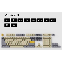 Keychron OEM Dye Sub PBT Keycap Set   Wheat Grey keycaps US Layout (ANSI)