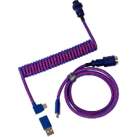 Keychron Premium opgerolde pilotenkabel   Hoekig