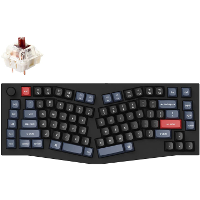 Keychron Q10 M3Z toetsenbord Alice 75%, RGB leds, Double shot PBT, hot swap, Knob