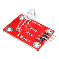 Keyes Brick Finger Heartbeat Module (Pad gat) met Pin Header Board analoog signaal