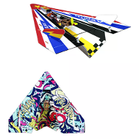KEYIUAV Lightning / Graffiti 560mm Wingspan Deltavleugel PP Magic Board Glider RC Vliegtuig KIT/PNP