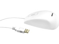 Keysonic KSM 5030M W USB muis Spatwaterdicht, Stofdicht Wit