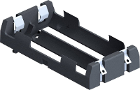 Keystone 1047 Batterijhouder 2 18650 Soldeeraansluiting (l X B X H) 55 X 40 X 15 Mm