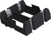 Keystone 1097p Batterijhouder 2 18350 Doorsteekmontage Tht (l X B X H) 45 X 40 X 15 Mm