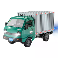 KFPLAN KF21 A/B 1/16 2.4G 2WD Van RC Auto RTR voor Kinderspeelgoed met Spray LED Licht Voertuig Model Truck