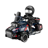KFPLAN KF35 1:43 RTR 2.4G RWD RC Auto Trike Motorrijwiel Volledig Proportioneel Bestuur LED Lamp Drift Afstandsbediening
