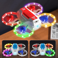KFPLAN KF601 Mini Voice Control Verlichtingsmodus Hoogte Hoverende Kids Speelgoed Cadeau 2.4G LED RC Drone Quadcopter RT