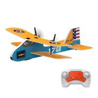 KF801 PT 17 230mm Spanwijdte 2.4GHz 2CH Gyroscoop Stabilisatie Binnen  en Buiten Mini RC Vliegtuig Glider RTF voor Begin