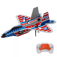 KFPLAN KF804 F22 Jachtvliegtuig 230mm Spanwijdte 2.4G 2CH MPP Ingebouwde Gyroscoop RC Vliegtuig Vaste Vleugel Glider RTF