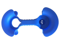 Kh 2011 Kabel Hantel Kabelhouder Tweegats Blauw 1 Stuks