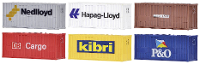 Kibri 10924 H0 20 container 1 stuk(s)