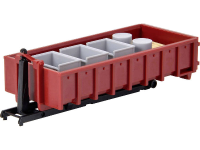 Kibri 15709 H0 Afrolcontainer met rolmechanisme en lading 1 stuk(s)