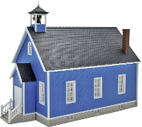 Kibri 38843 H0 Landschool met LED verlichting